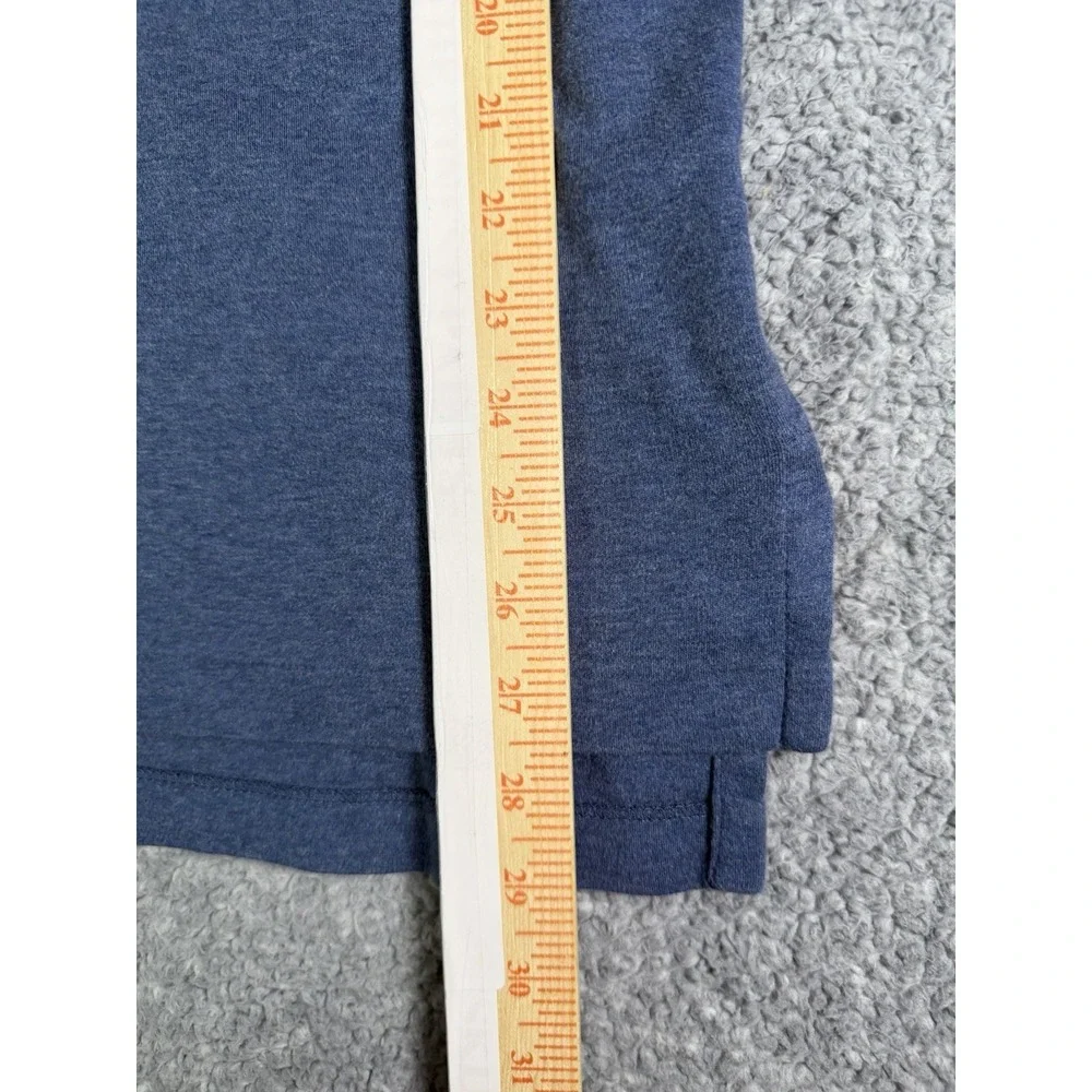 Polo Ralph Lauren Solid Blue Soft Cotton Polo Shirt Mens 2XB Green Pony Preppy